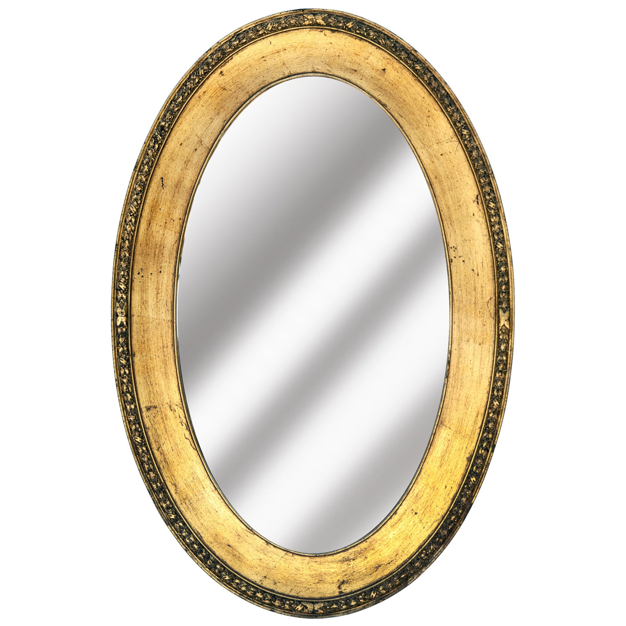 Oval Florentine Giltwood Mirror