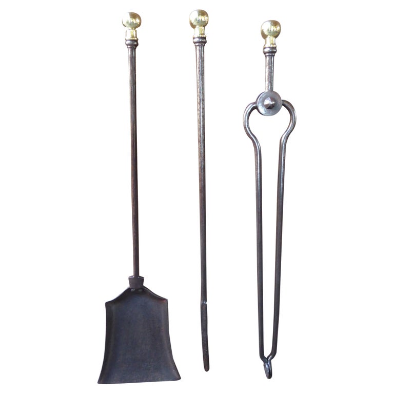 Victorian Fireplace Tools or Fire Irons, 19th Century, English For Sale ...