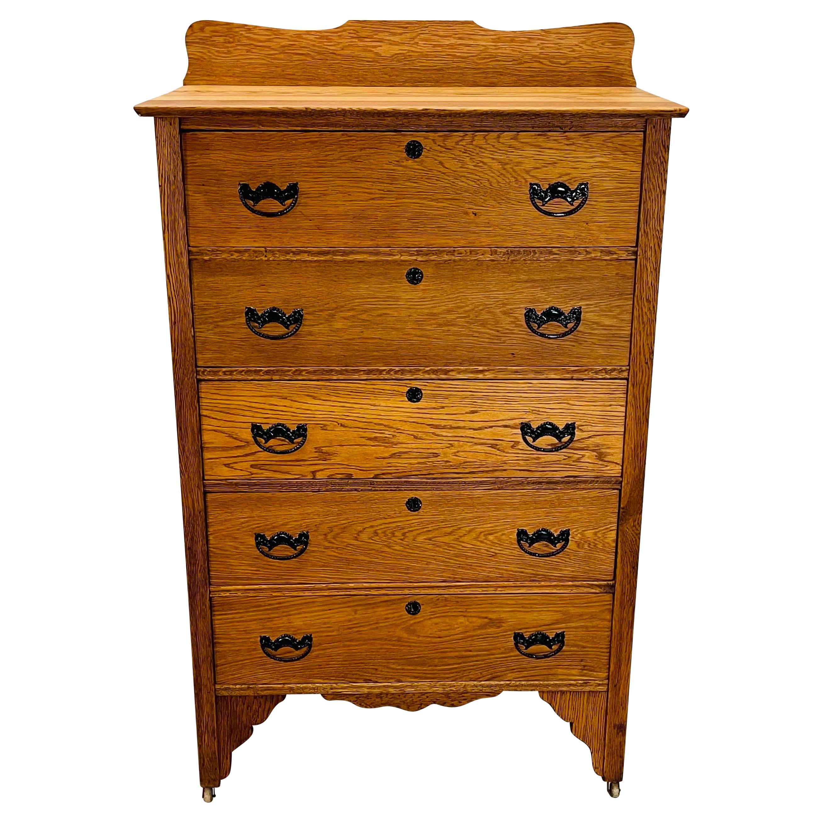 reGeneration Zebra wood dresser with brass details at 1stDibs