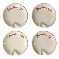 Set of Four Bemelman's Bar Ashtrays