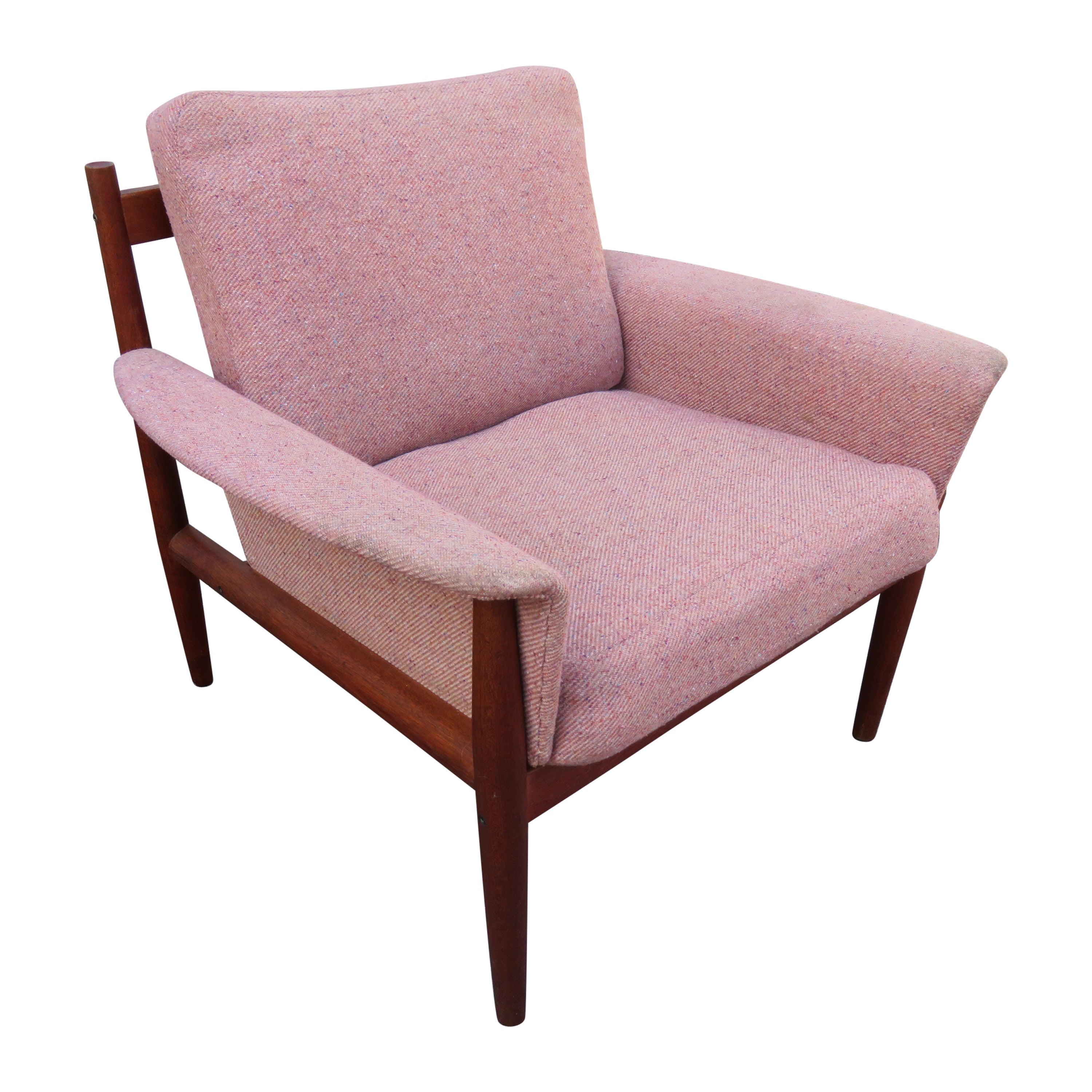 Outstanding Grete Jalk Teak Lounge Chair, Midcentury Danish Modern