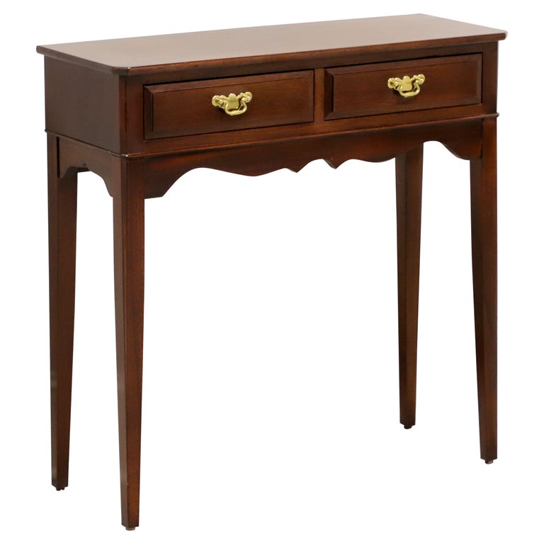 MADISON SQUARE Mahogany Traditional Small Console Table B at 1stDibs
