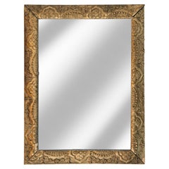 Antique Aesthetic Movement Framed Mirror 