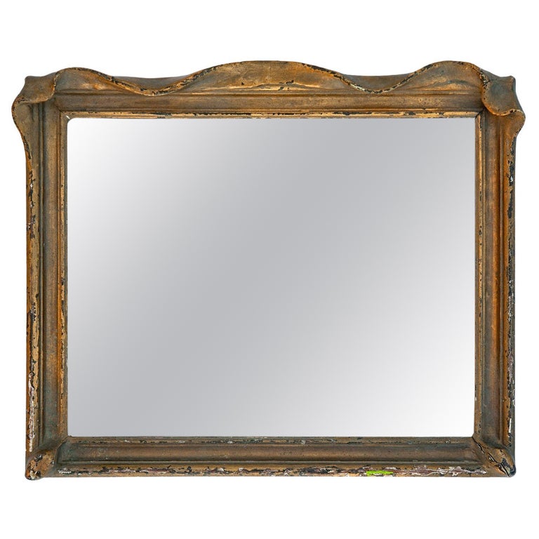 Original Gold Horizontal Batwing Mirror For Sale at 1stDibs | gold ...