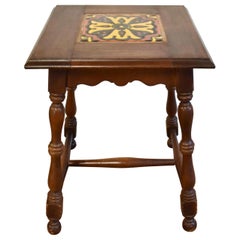Antique California Catalina Style Tile Top Table