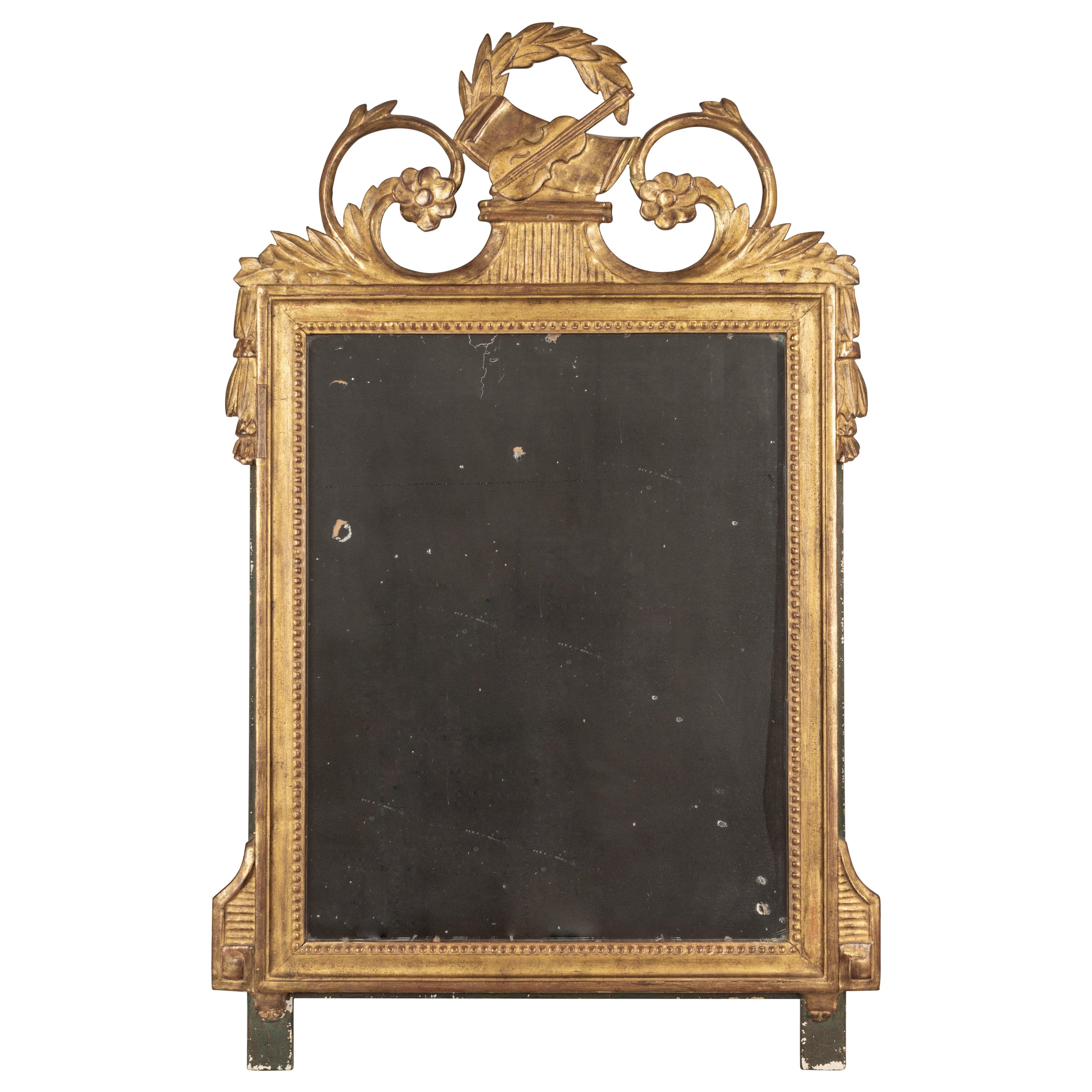 Louis XVI Style French Antique Mirror For Sale at 1stDibs