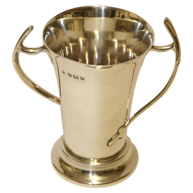 Art Nouveau Silver Vase, Birmingham, 1910-11 For Sale