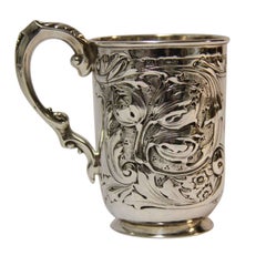 Tankard aus signiertem Silber von Edwardian Hall, Sheffield, 1901 - 2