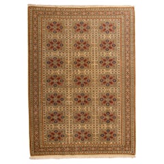 Tapis turc vintage Keissary vert pâle