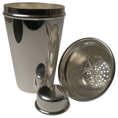 Australian Art Deco Silver Plated Cocktail Shaker c.1940