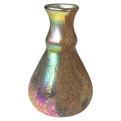 Louis Comfort Tiffany Cypriut Lava Glass Vase, 1910