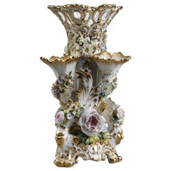 Vase by Jacob Petit in Polychrome Porcelain