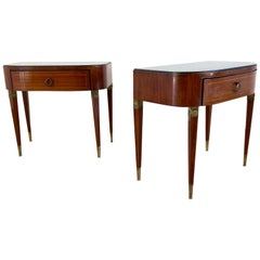 Italian Rosewood End Tables