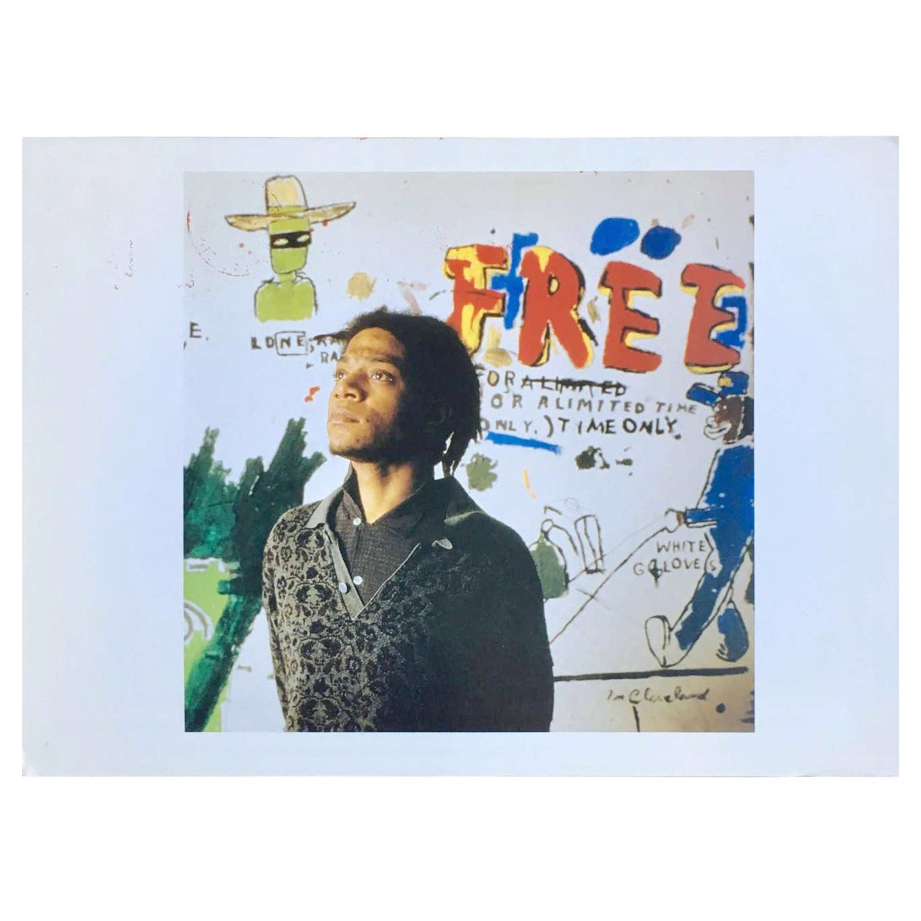 Announcement vintage Basquiat Tseng Kowng Chi en vente