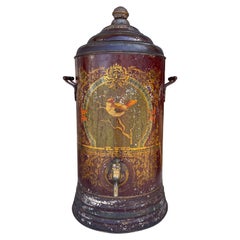 19th Century Neoclassical Style Tole Water Cooler by Adams & Westlake