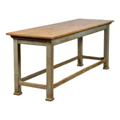 Antique Early 20th Century Pine Prep Table