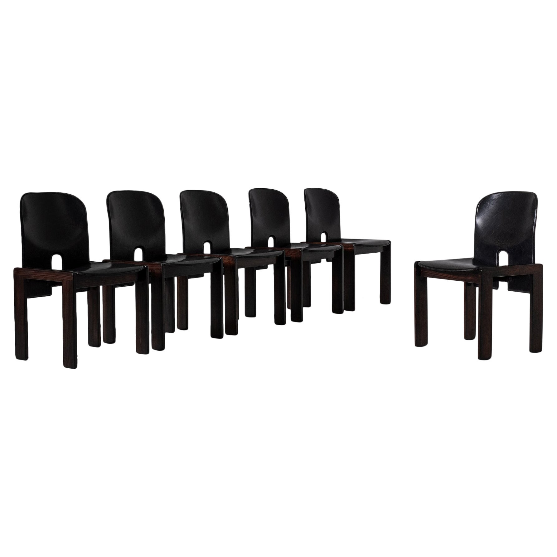 Afra & Tobia Scarpa Mod. ‘121’ Dining Chairs, Set of 6