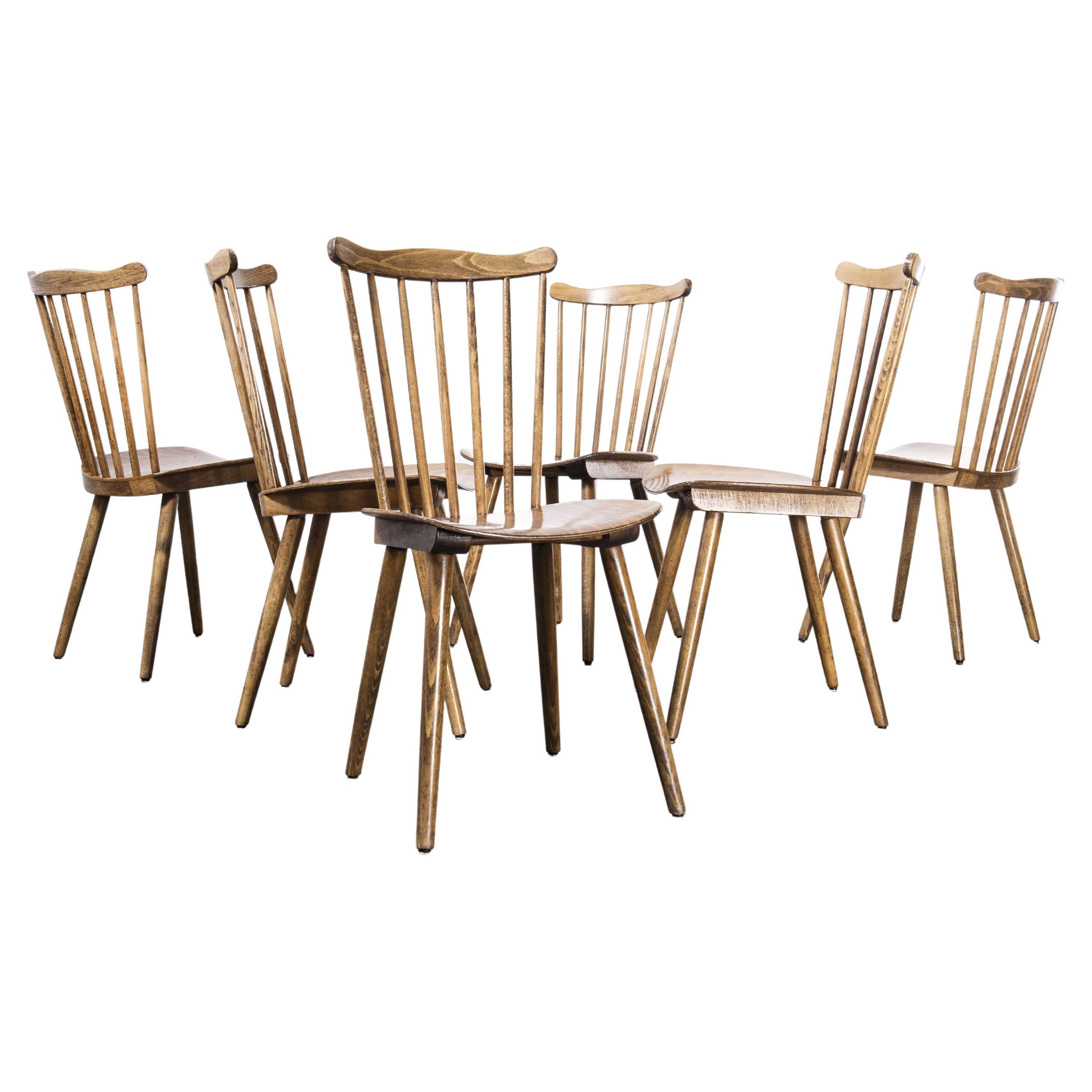 1950's French Baumann Menuet Dining Chair - Set Of Six For Sale