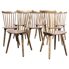 1950's French Baumann Menuet Dining Chair, Set of Eight