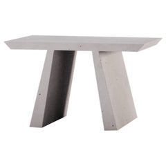 Concrete Side Table "C" Abecedario Collection Studio Irvine for Forma&Cemento