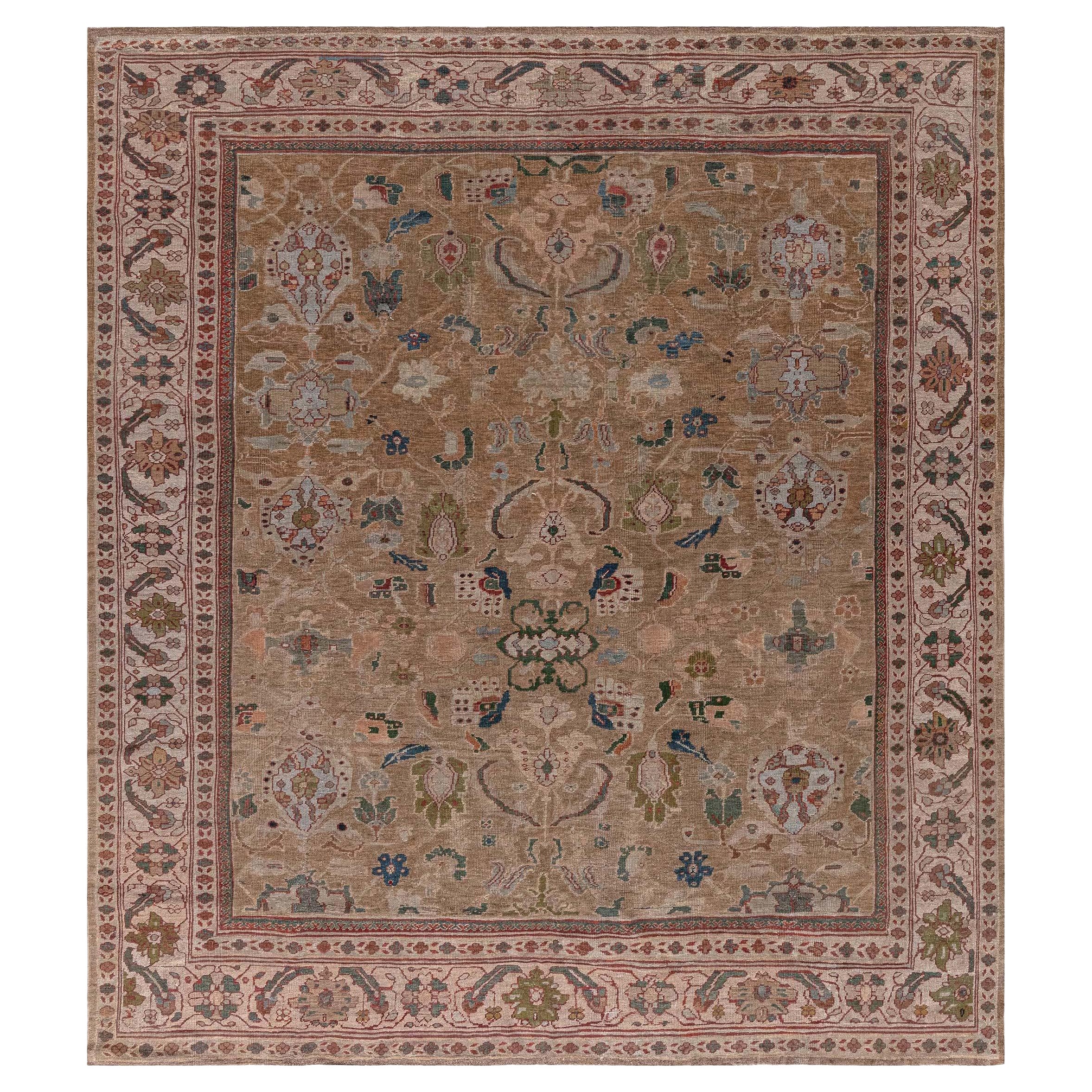 Antique Persian Sultanabad Rug For Sale at 1stDibs