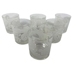 Vintage-Set von 6 Washington-Glas-Berggläsern, entworfen von Irene Pasinski