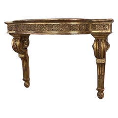 Louis XVI Gilt-Wood Console 'as Wall Bracket'