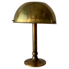 Mid-Century Modern Brass Large Table Lamp by Florian Schulz, 1970s, Germany