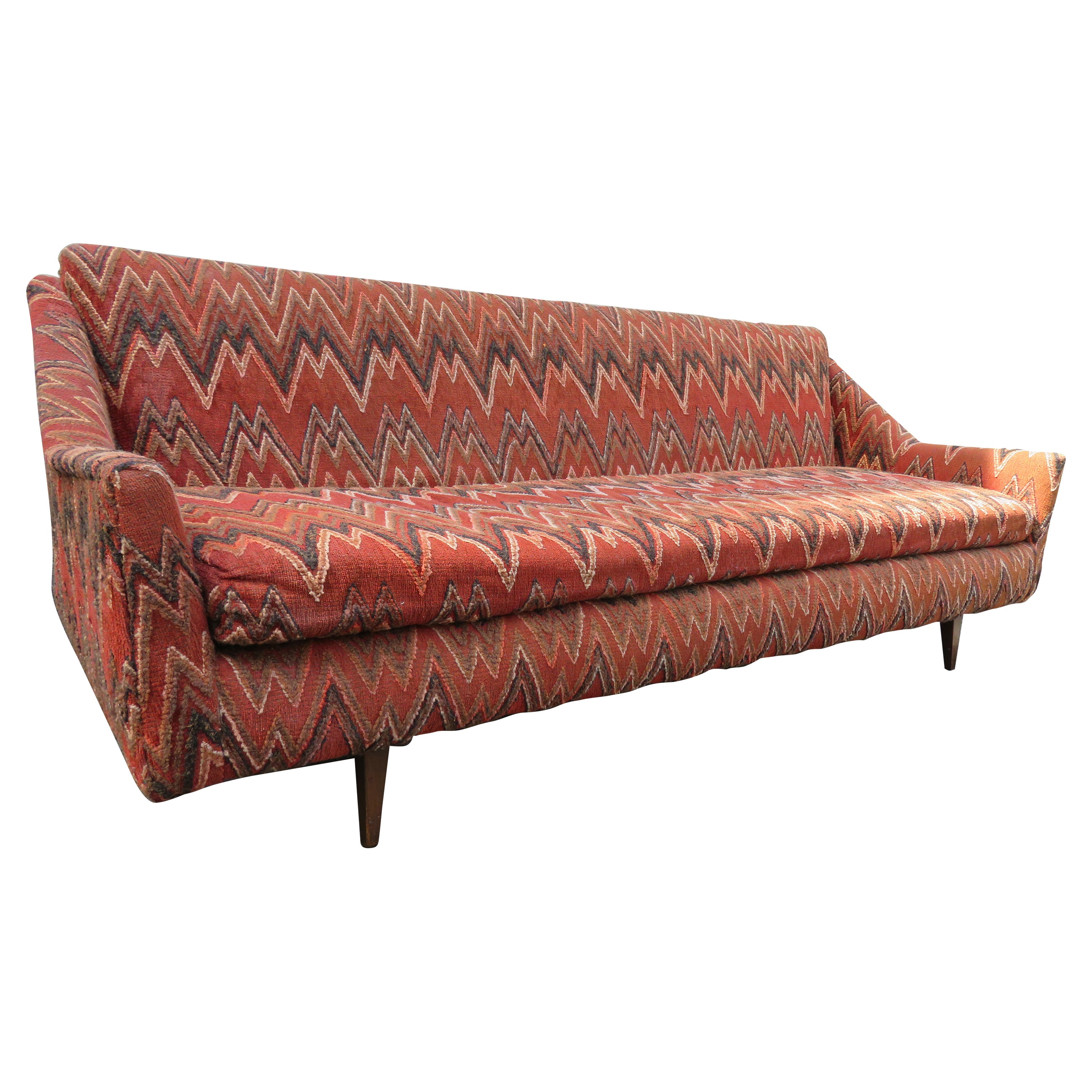 Wonderful Swedish Mid-Century Sofa Folke Ohlsson DUX Style, circa 60's For Sale