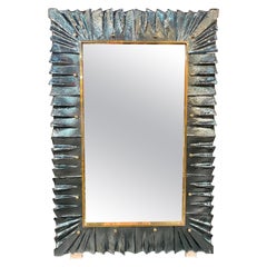 Murano Mirror in Fontana Green