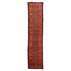 Tapis de couloir caucasien ancien Karabagh du Caucase