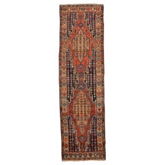 Antique Azeri Carpet with Mazlegan Collection Design