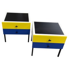 Vibrant Nightstands in Primary Colors