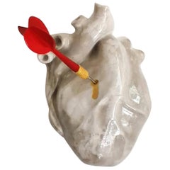 Heart Shaped Box "Love Arrow", 2022, Handmade in Italy, Anatomical Heart