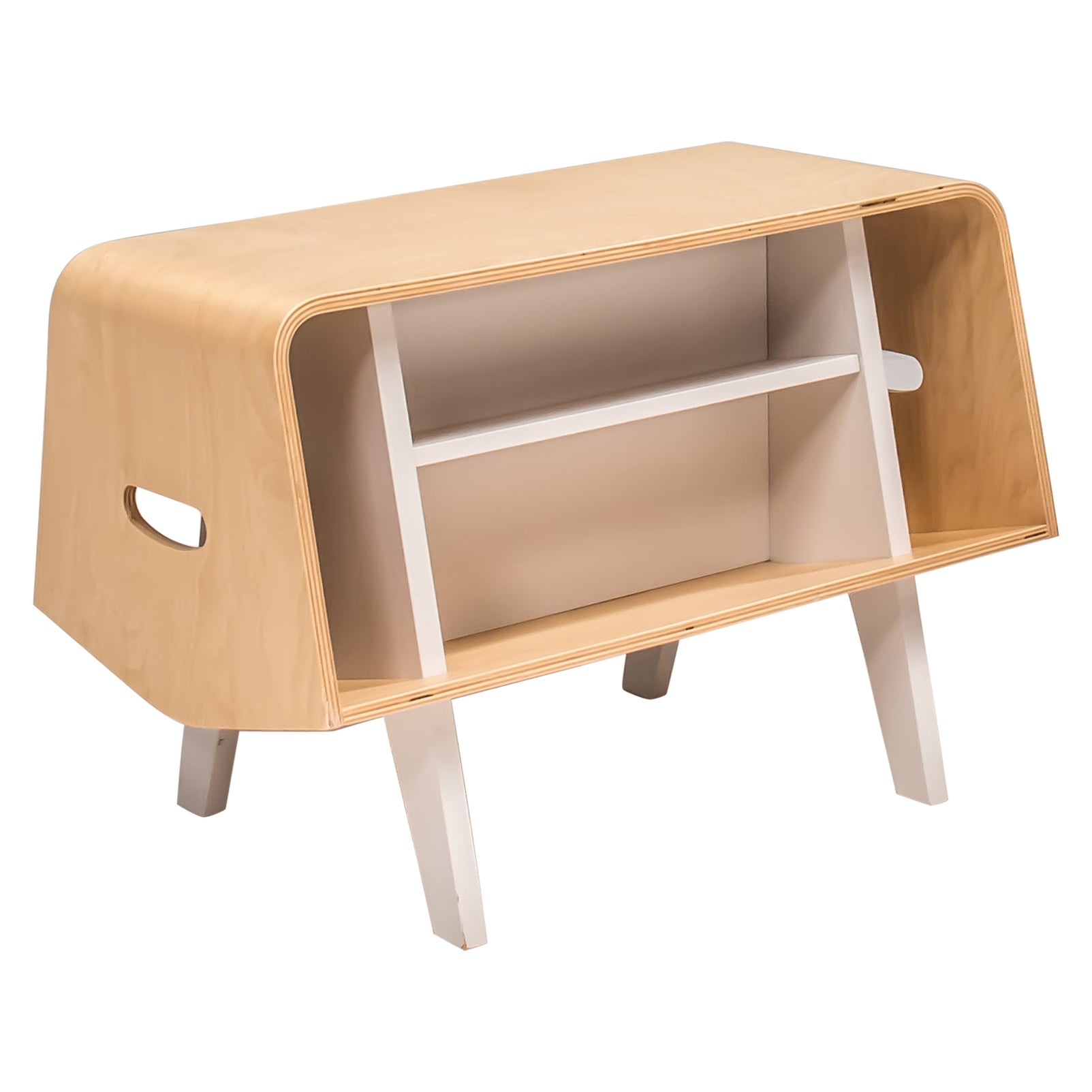 Isokon Plus by Shin & Tomoko Azumi Donkey Mark 3, Birch and Pale Grey