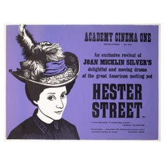 Retro HESTER STREET 1975 London UK Quad Film Movie Poster, Strausfeld