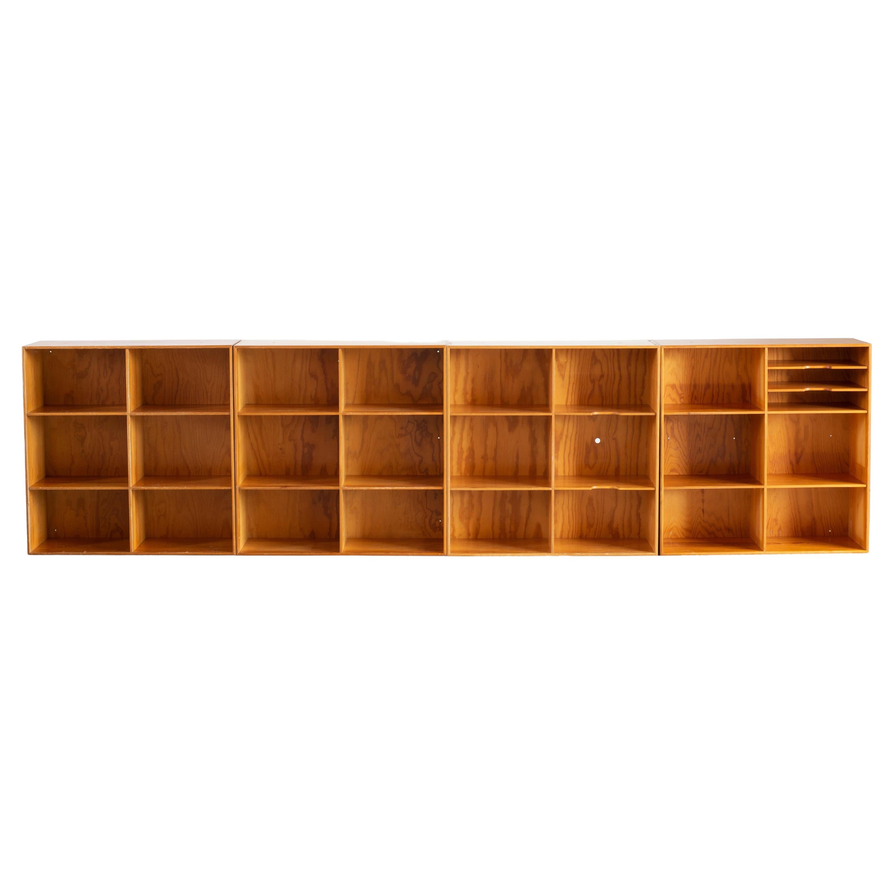 Mogens Koch Four Bookcases for Rud Rasmussen