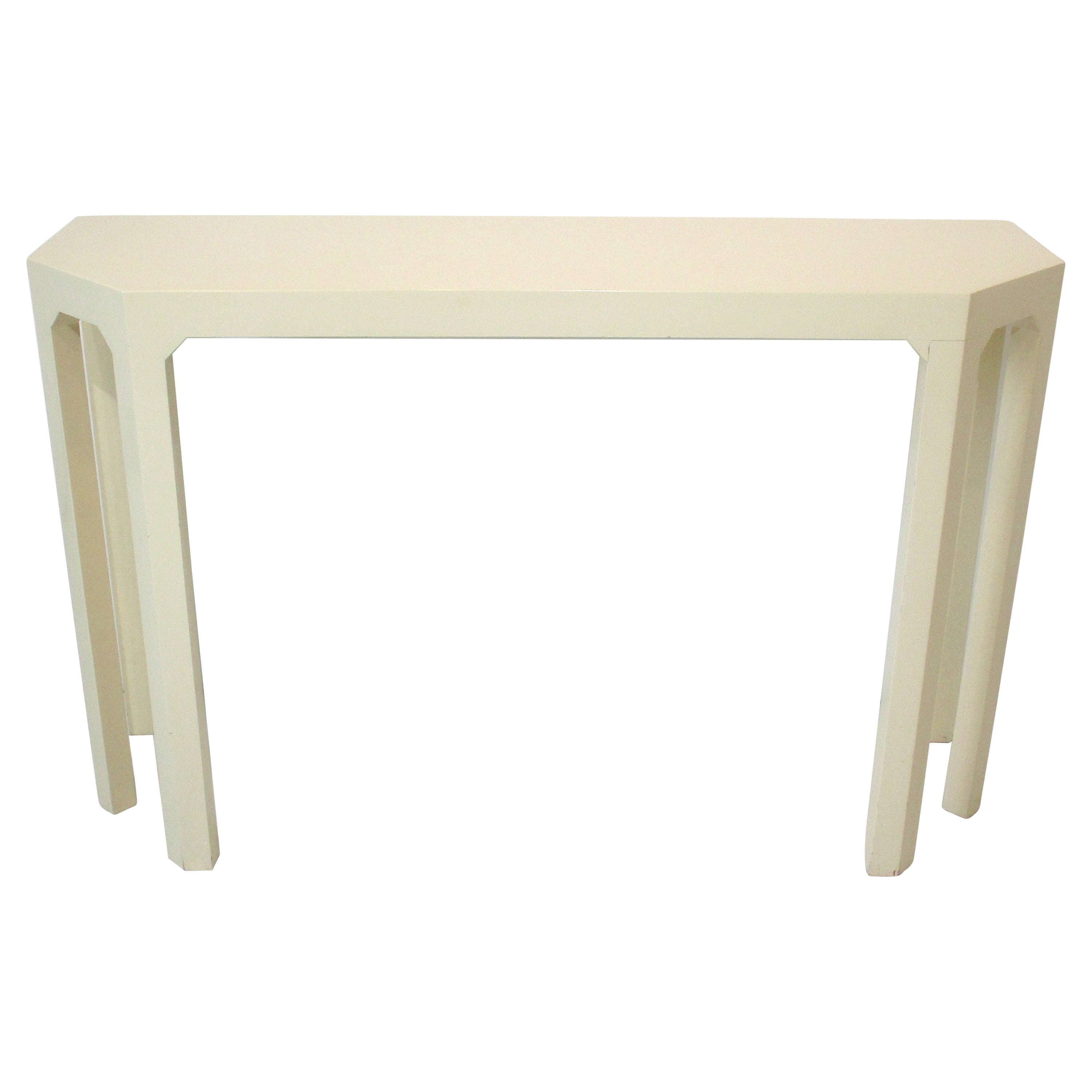 Alessandro Albrizzi Italian Lacquered Console Table