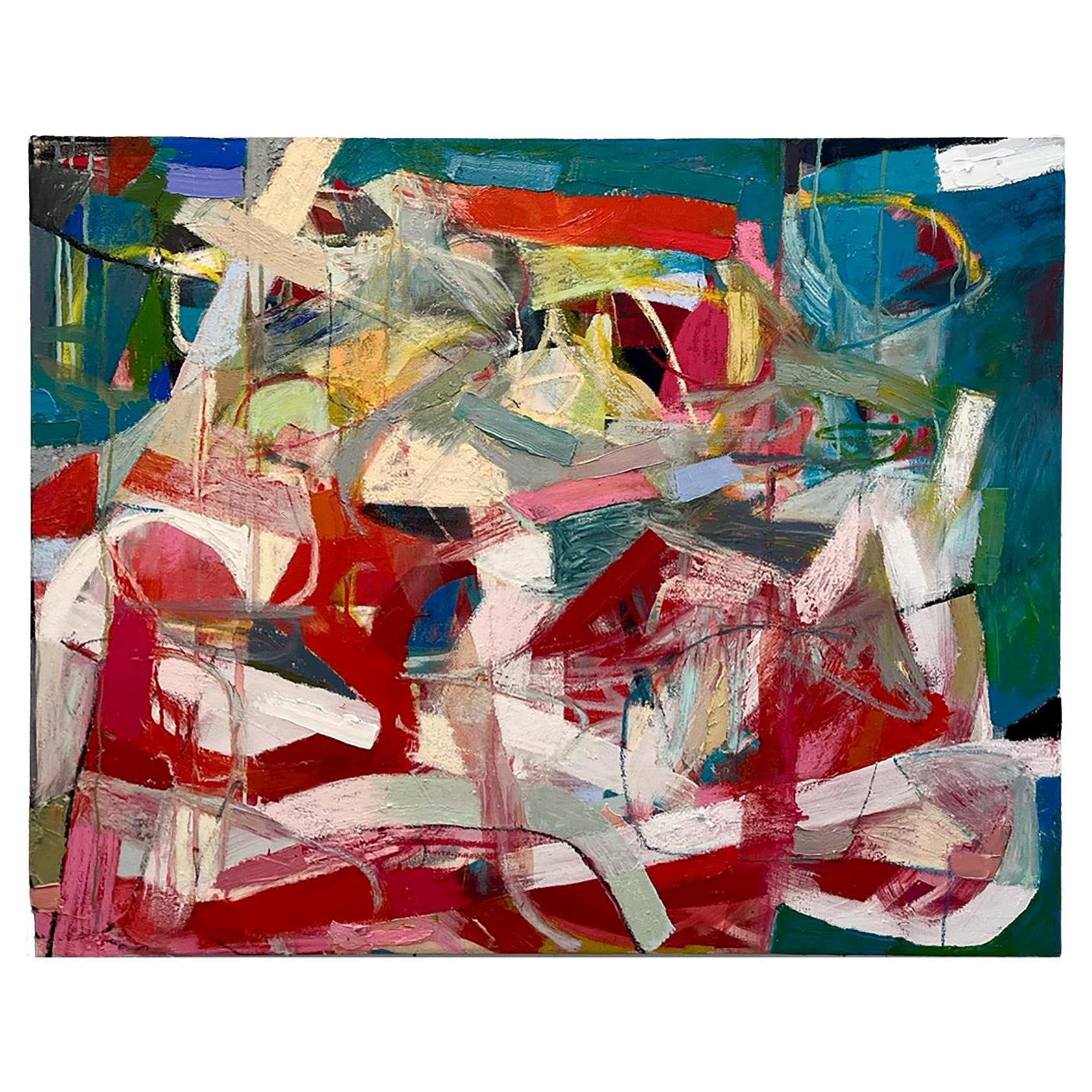 Michael Hedges "Studio Sunday" Pintura al óleo sobre lienzo