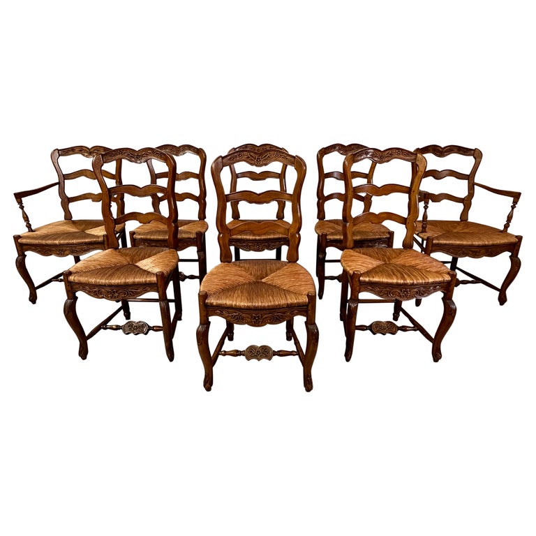 Antique Country French Dining Chairs at 1stDibs