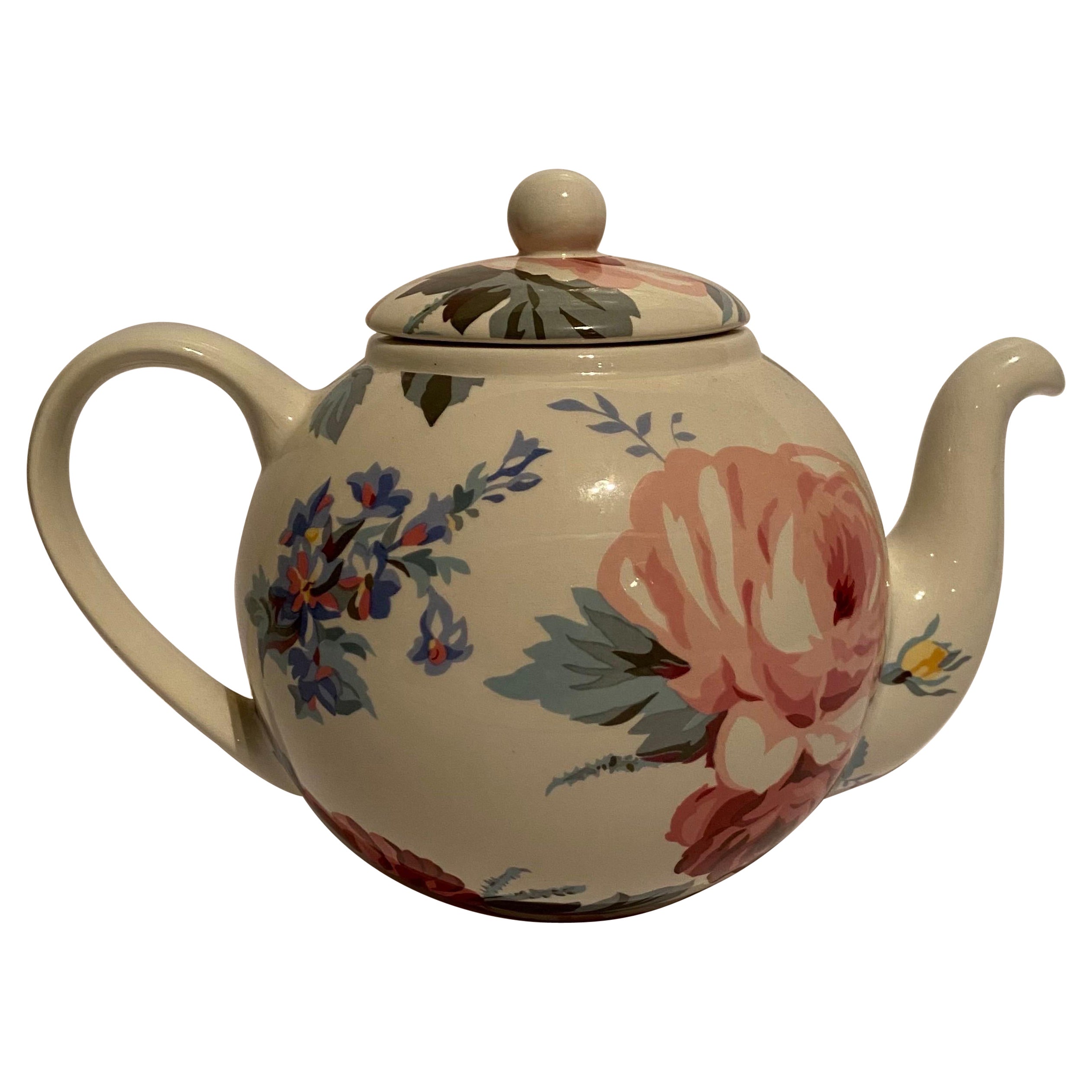 Ralph Lauren Home Kirsty Floral Teapot and Lid For Sale at 1stDibs