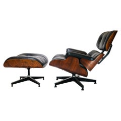 Herman Miller Eames Lounge Chair and Ottoman, 1975