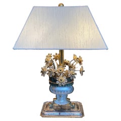 French Bronze and Cut Glass Table Lamp by Maison Jansen