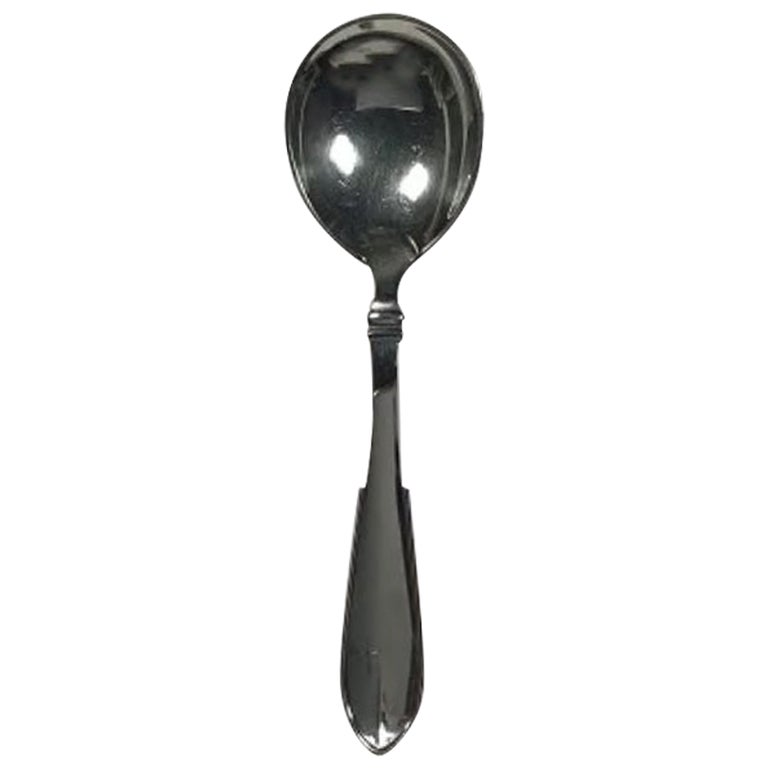 Hans Hansen Arvesølv No. 1 Silver Compote Spoon For Sale at 1stDibs