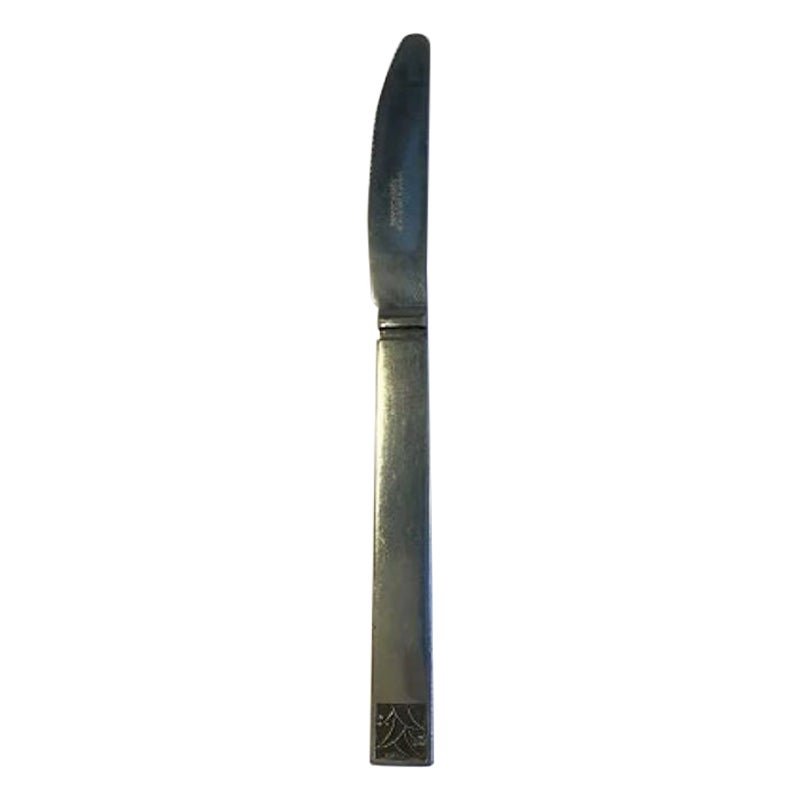 Evald Nielsen Silver No 33 Dinner Knife For Sale