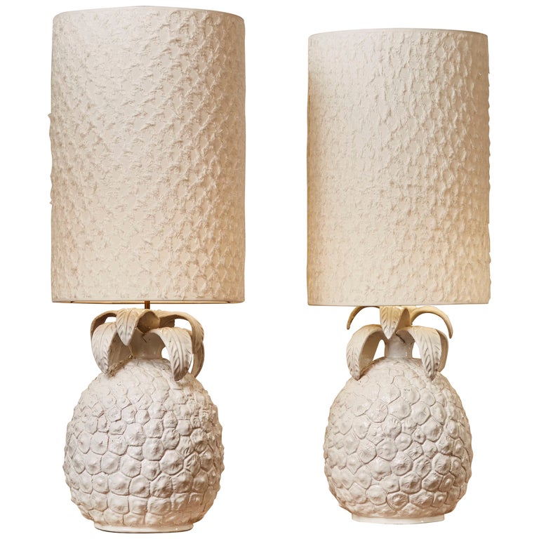 Vintage "Pineapple" Lamps at 1stDibs