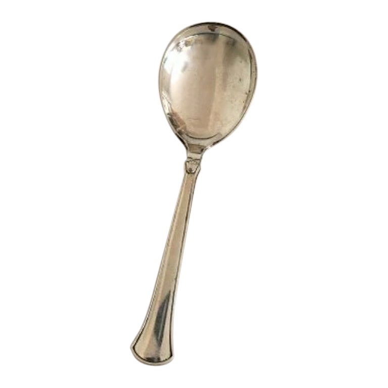 Hans Hansen Arvesølv No. 5 Compote Spoon in Sterling Silver For Sale at