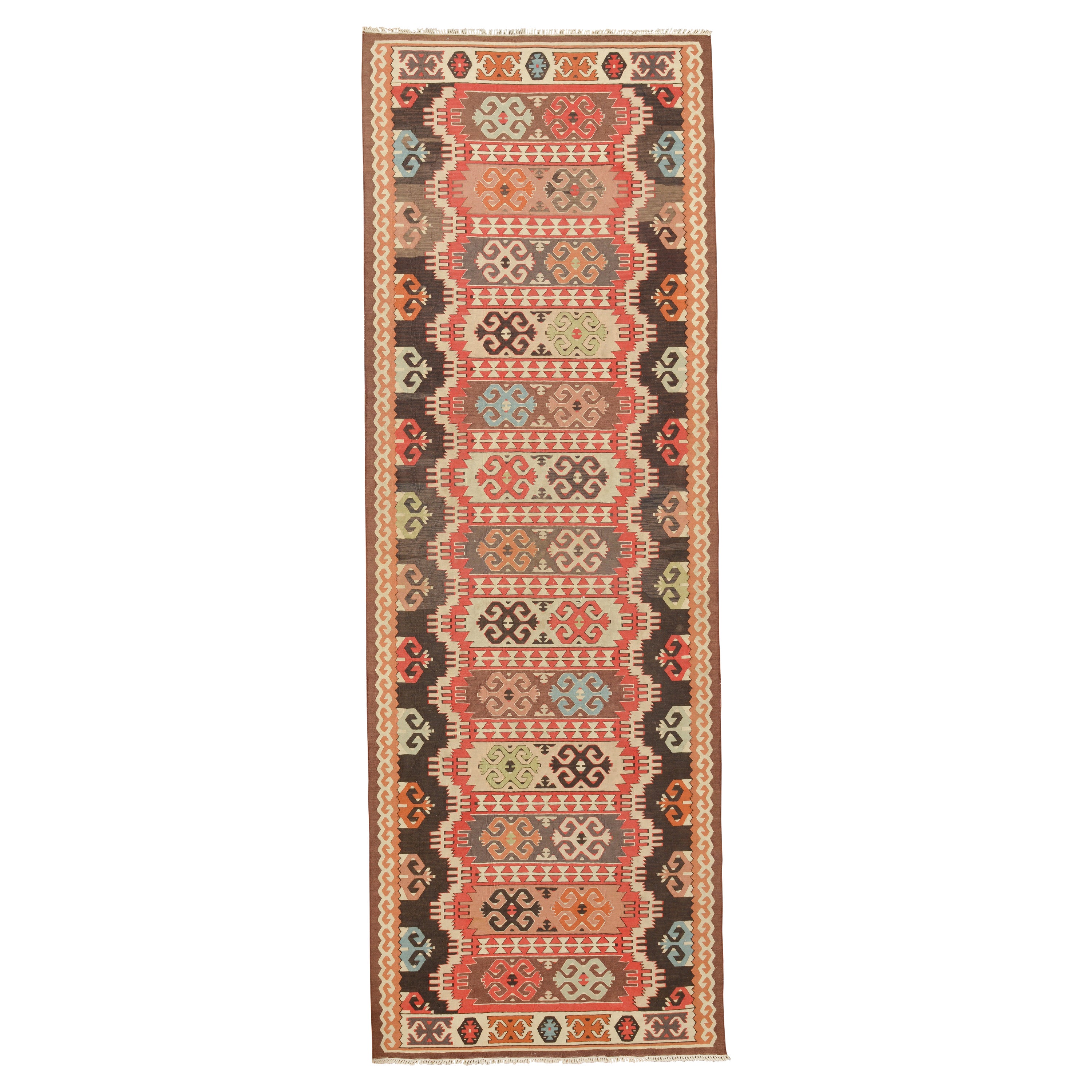 Tapis de couloir vintage Kilim SHARKOY