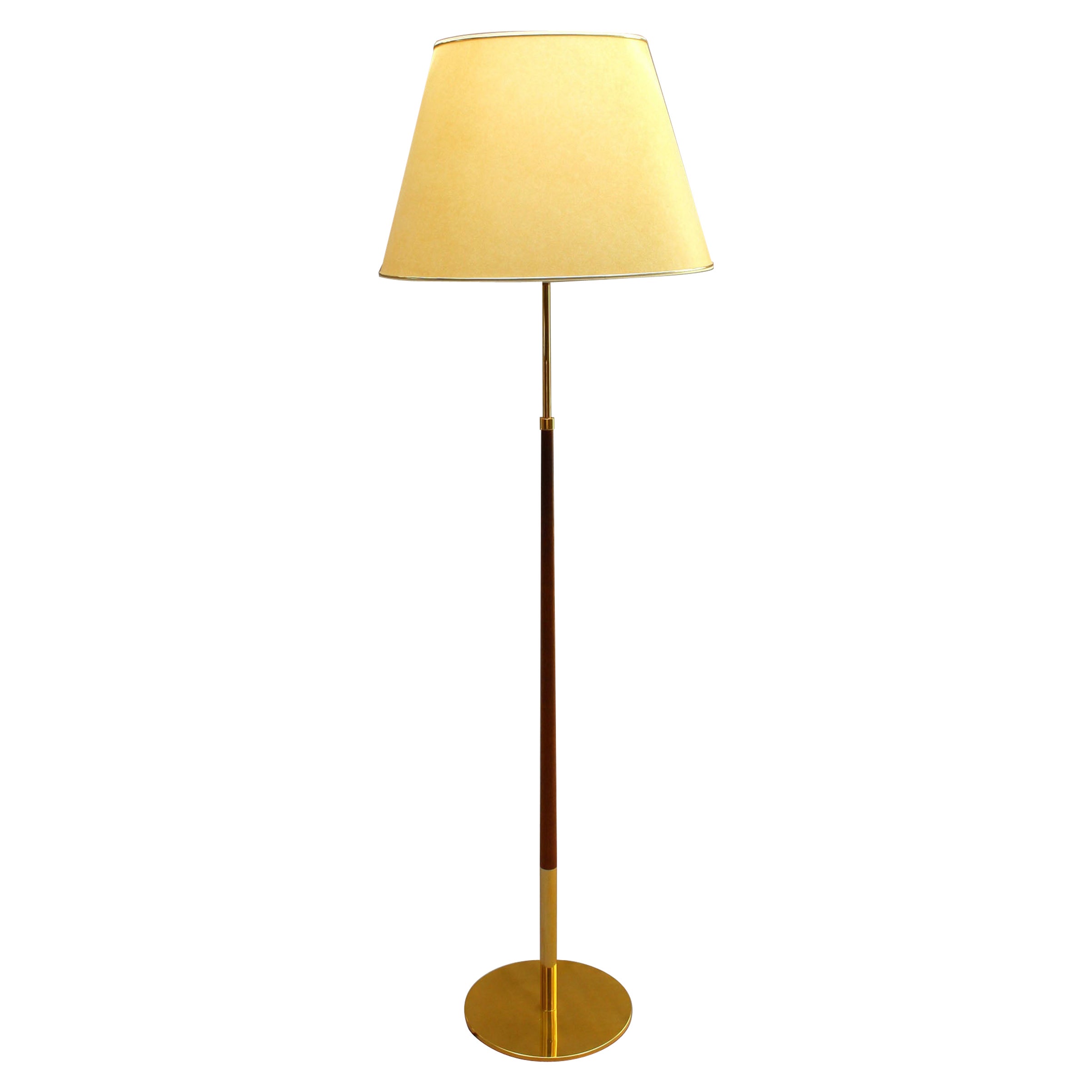 Fine 1960s Danish Floor Lamp by Th. Valentiner For Sale