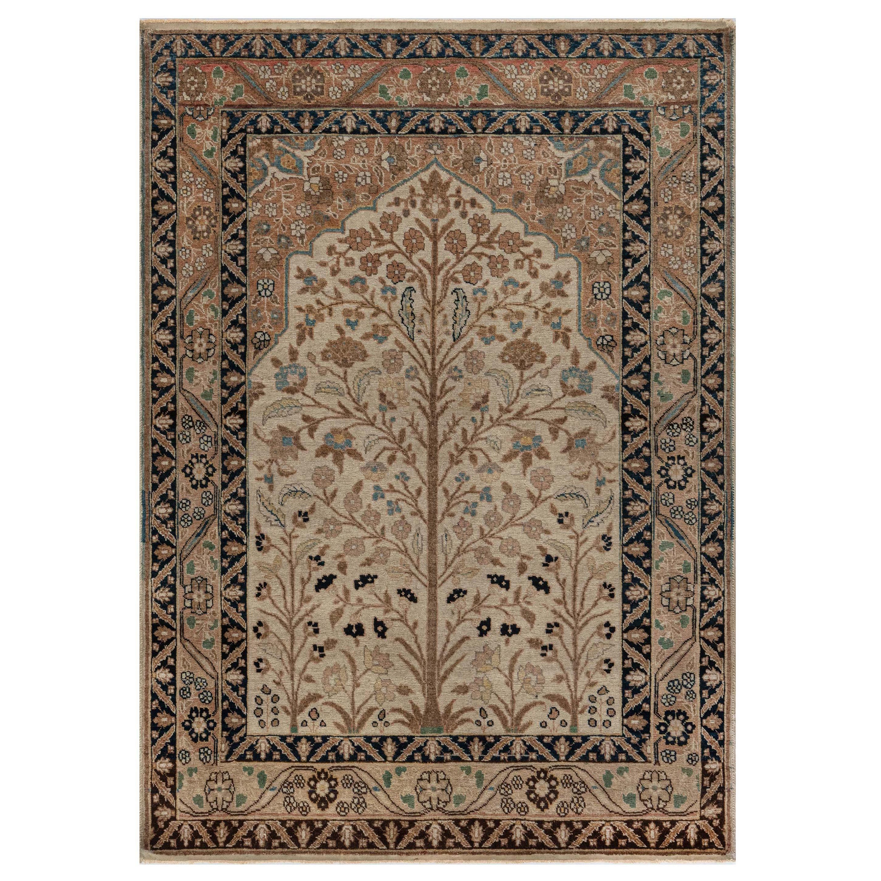 Doris Leslie Blau Collection Antique Persian Tabriz Rug For Sale at 1stDibs